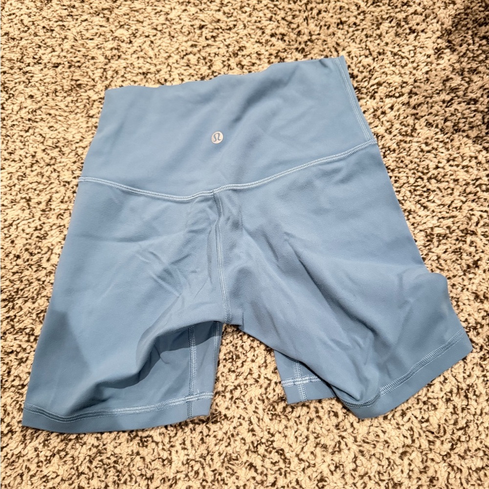 lululemon athletica Sky Blue Bike Shorts